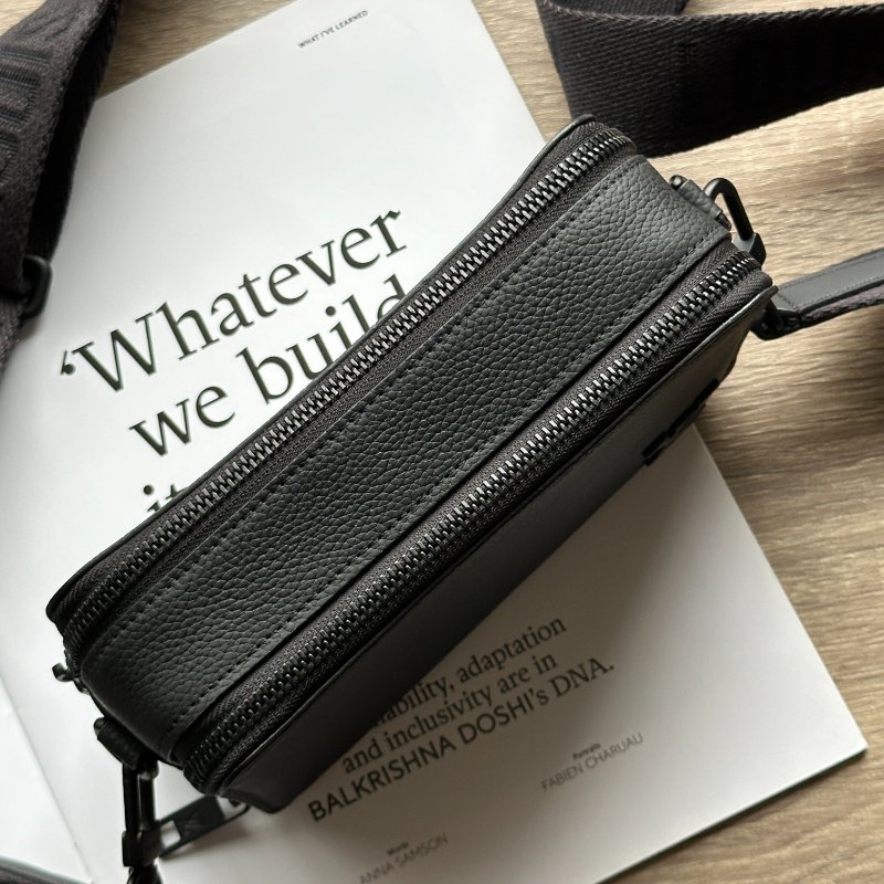 Louis Vuitton M59161 Alpha 黑武士 黑色牛皮 相機包 斜背包 側背包 男包（已售出）-5