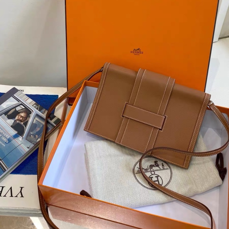Hermes 愛馬仕 H passant金棕信封包 99新 肩帶可拆卸-1