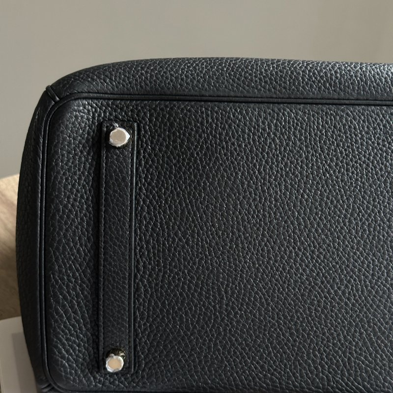 Hermès Birkin35 黑金 Togo牛皮 鉑金包 手提包-5