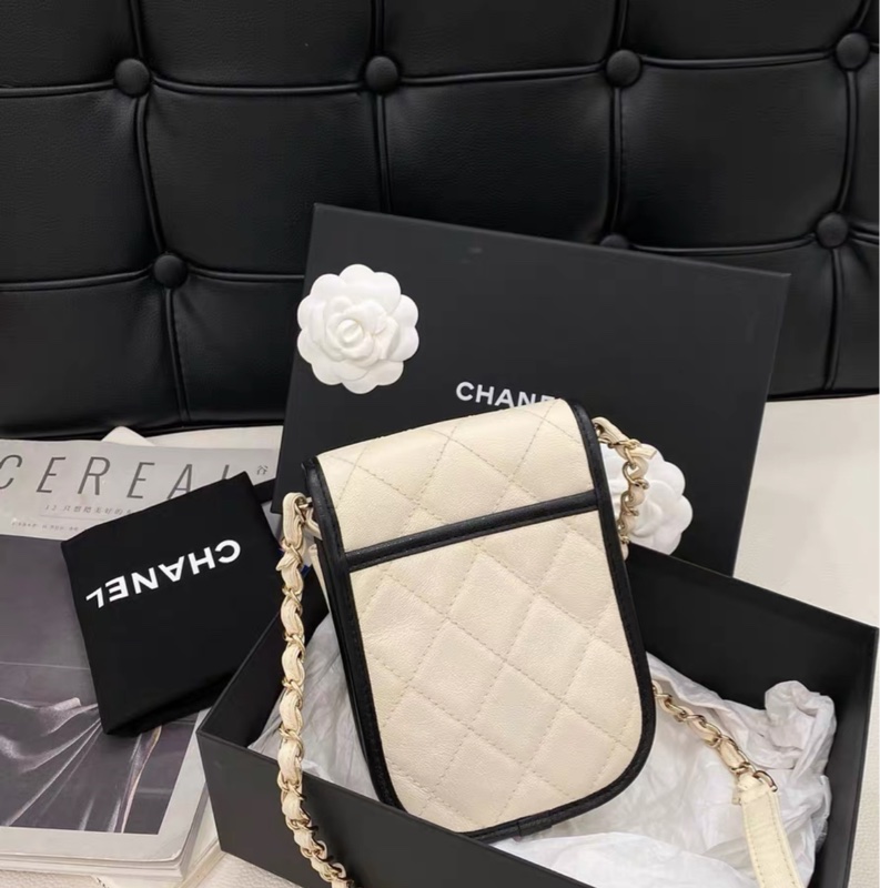 Chanel 香奈兒 21S絕版黑白mini小郵差-2