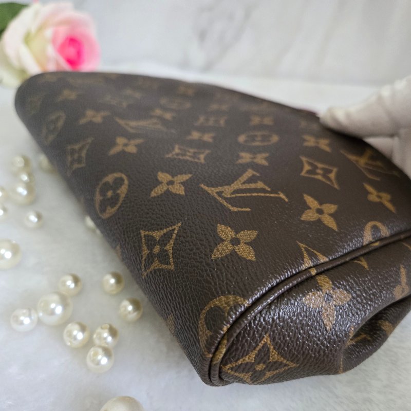 LV 經典老花M40718 🎀現品實拍 🎀 Favorite MM 經典花紋鍊條肩背包 斜背包~二手-30