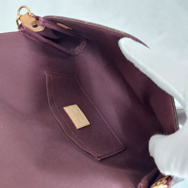 LV 經典老花M40718 🎀現品實拍 🎀 Favorite MM 經典花紋鍊條肩背包 斜背包~二手-43