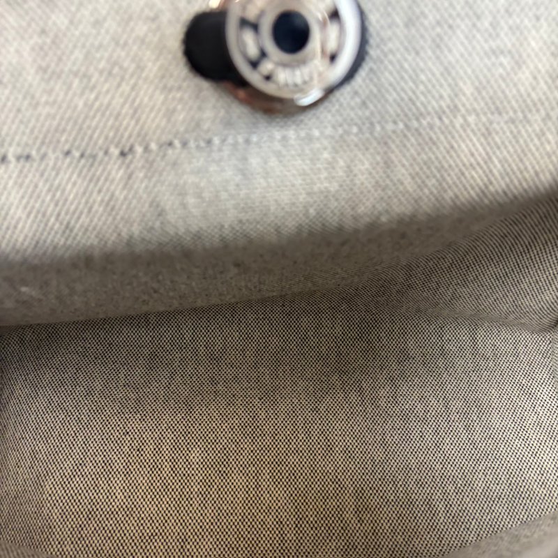 ::HERMES:: C刻 黑色防水帆布 herbag 31 手提 肩背 斜背包-13