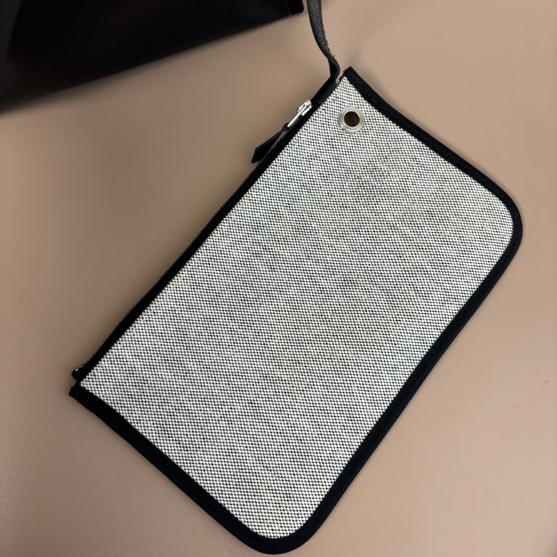 ::HERMES:: C刻 黑色防水帆布 herbag 31 手提 肩背 斜背包-15