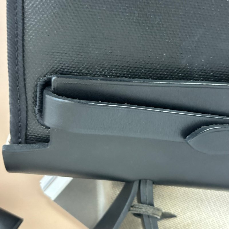 ::HERMES:: C刻 黑色防水帆布 herbag 31 手提 肩背 斜背包-22