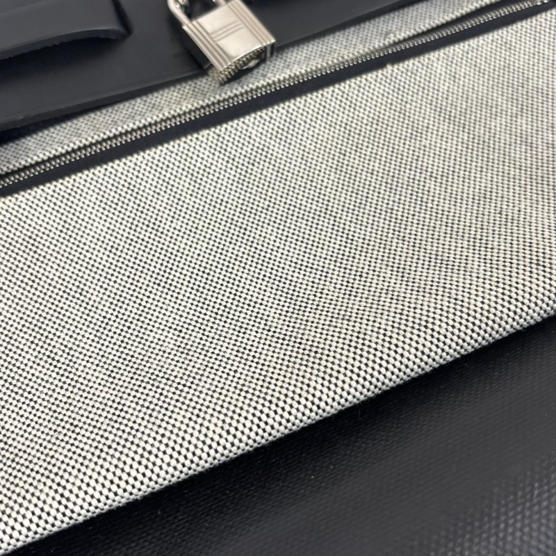 ::HERMES:: C刻 黑色防水帆布 herbag 31 手提 肩背 斜背包-31