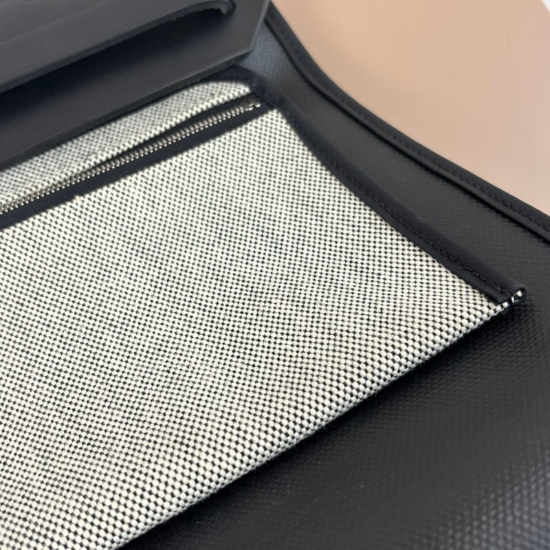 ::HERMES:: C刻 黑色防水帆布 herbag 31 手提 肩背 斜背包-32