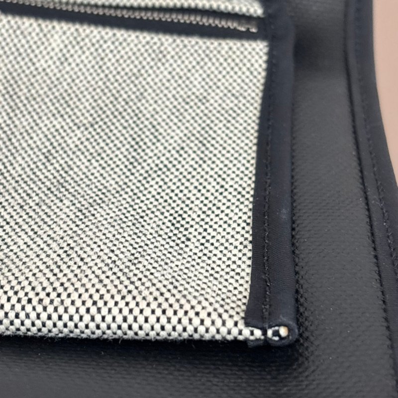 ::HERMES:: C刻 黑色防水帆布 herbag 31 手提 肩背 斜背包-35