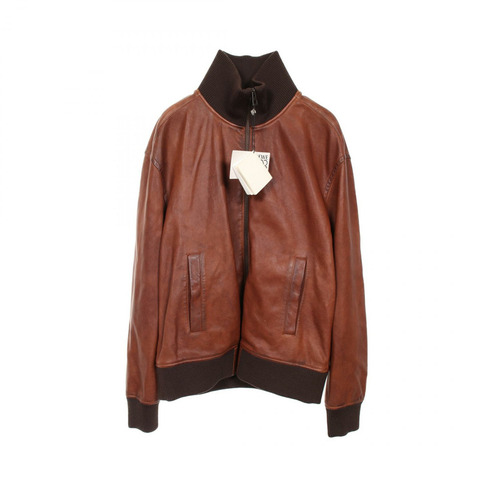 LOEWE 皮革牛仔褲 H526Y34L17310048 皮革棕色全新男式