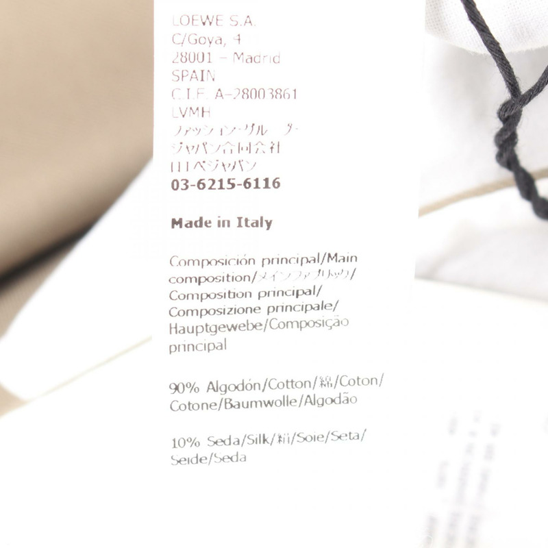 LOEWE 褲子 S540Y04XIF697540 棉絲米色新款女款-3