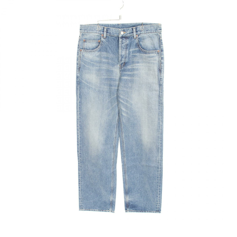 SAINT LAURENT 牛仔褲 795394Y13KD442332 棉藍色 全新 男式-0