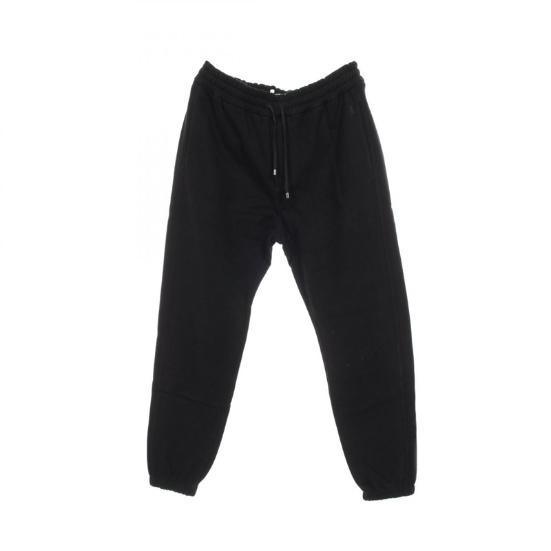 SAINT LAURENT 褲子 802189Y36SW1000M 棉黑色 全新 男士-0