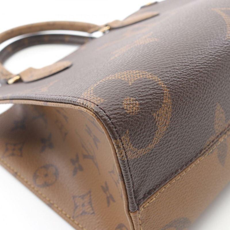 LOUIS VUITTON OntheGo PM 斜背包 手提托特包 M46373 Monogram Giant Reverse-5