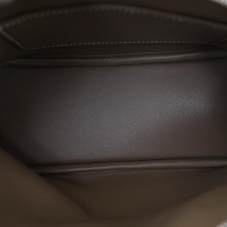 HERMES(愛馬仕) Bolide 保齡球 Mini 19 18大象灰 Chevre山羊皮 U刻 銀扣-4