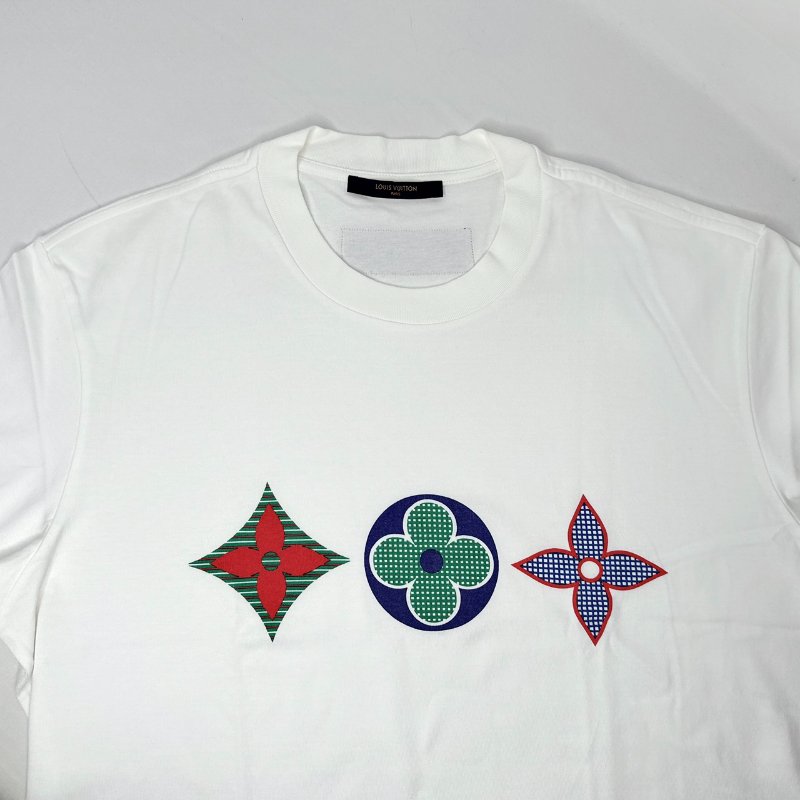 LV Monogram花卉圖案T恤-6