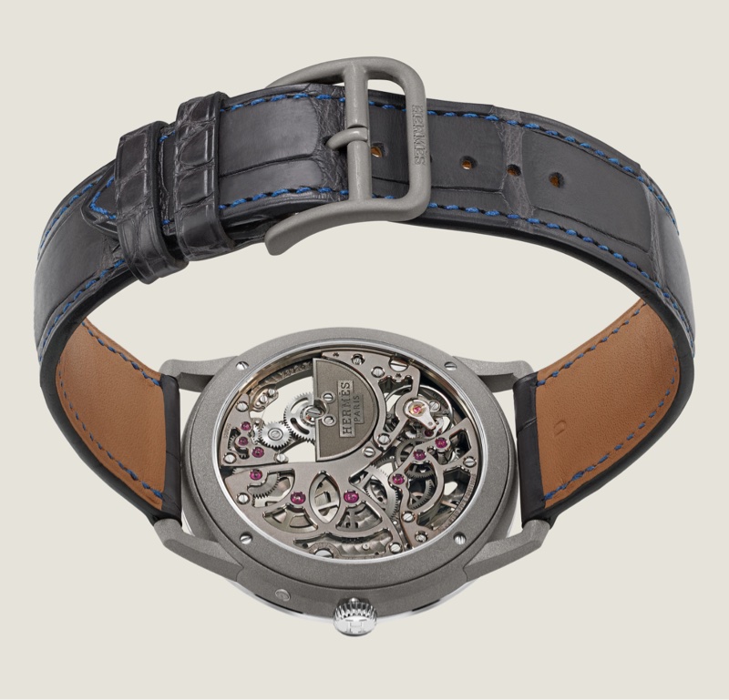 Hermes Slim d’Hermès Squelette Lune 鏤空月相錶-1