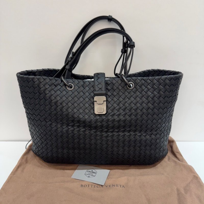 BOTTEGA VENETA BV 全皮編織羅馬包 手提包/肩背包 9成新-0
