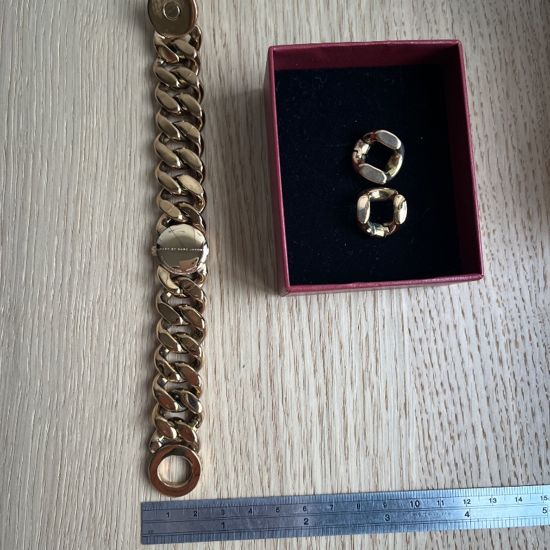Marc by Marc Jacobs 玫瑰金 鑽錶|九成新・開運氣質款-9