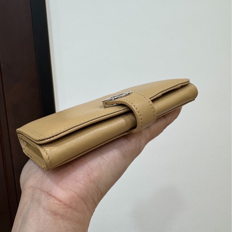 montblanc 萬寶龍 裸色 短夾 中夾 皮夾 皮包 錢包 卡包 卡夾-5