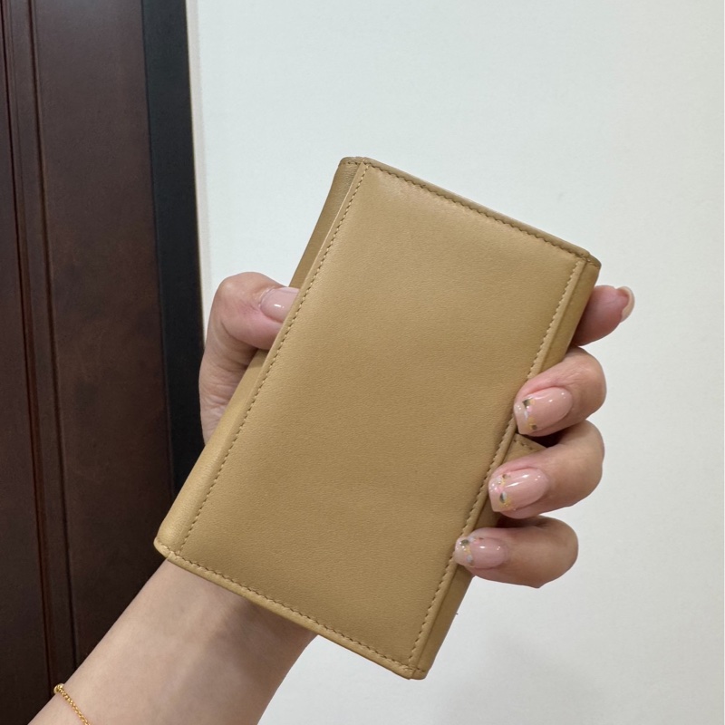 montblanc 萬寶龍 裸色 短夾 中夾 皮夾 皮包 錢包 卡包 卡夾-7