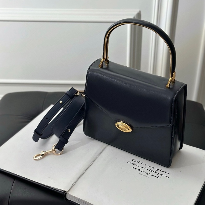 Gucci 金銀扣金手柄Kelly 送肩帶 質感💯 手提肩背都好看-6