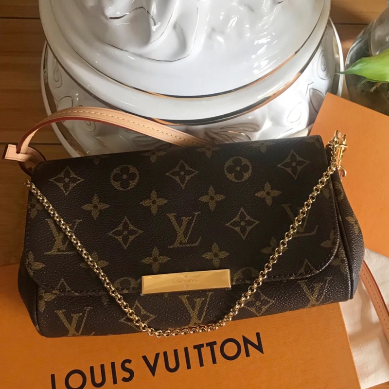 「JL精品代購」95新 lv favourite 肩背包-0