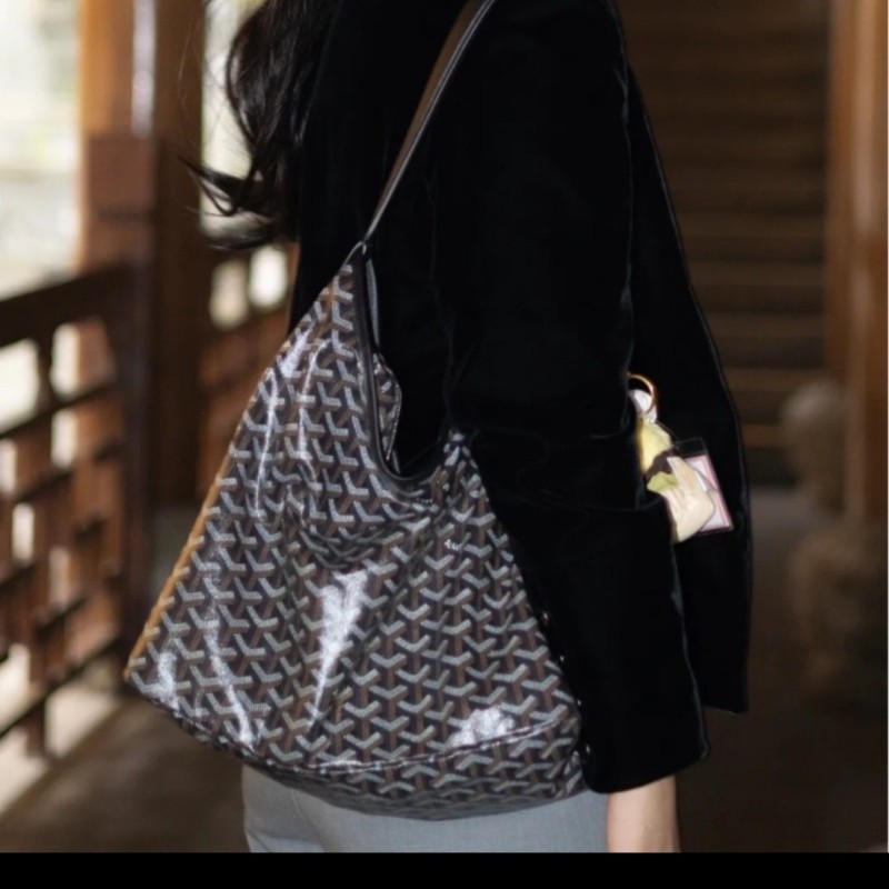 GOYARD 高雅德 Hobo托特包 購物包❤️黑色-3