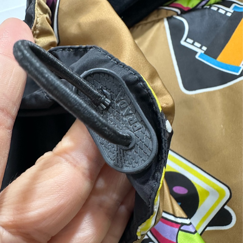 PRADA 黑色 電子系列 雙面穿 風衣外套 夾克 防風外套-19