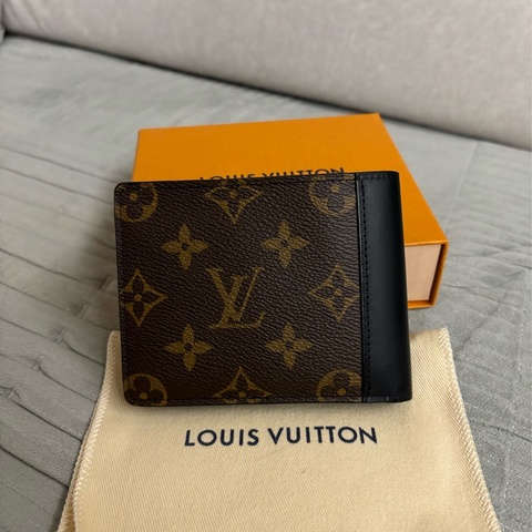 LV 老花男短夾