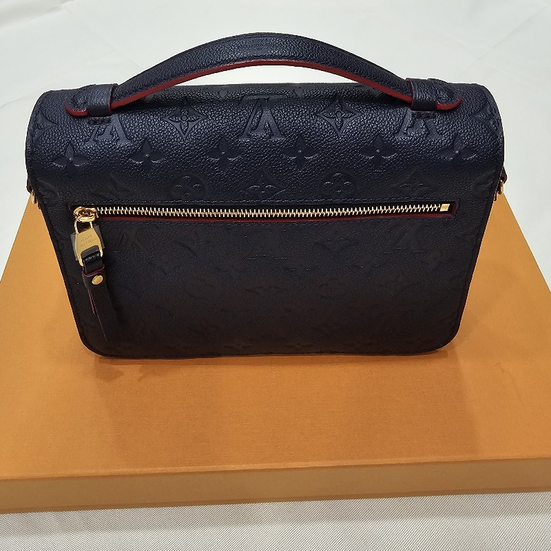 LV 郵差包*晶片款(深藍)全新!-2