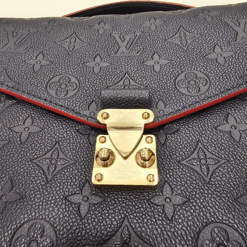 LV 郵差包*晶片款(深藍)全新!-4