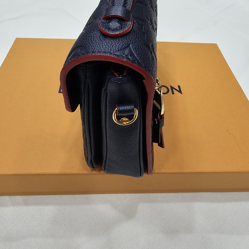 LV 郵差包*晶片款(深藍)全新!-8