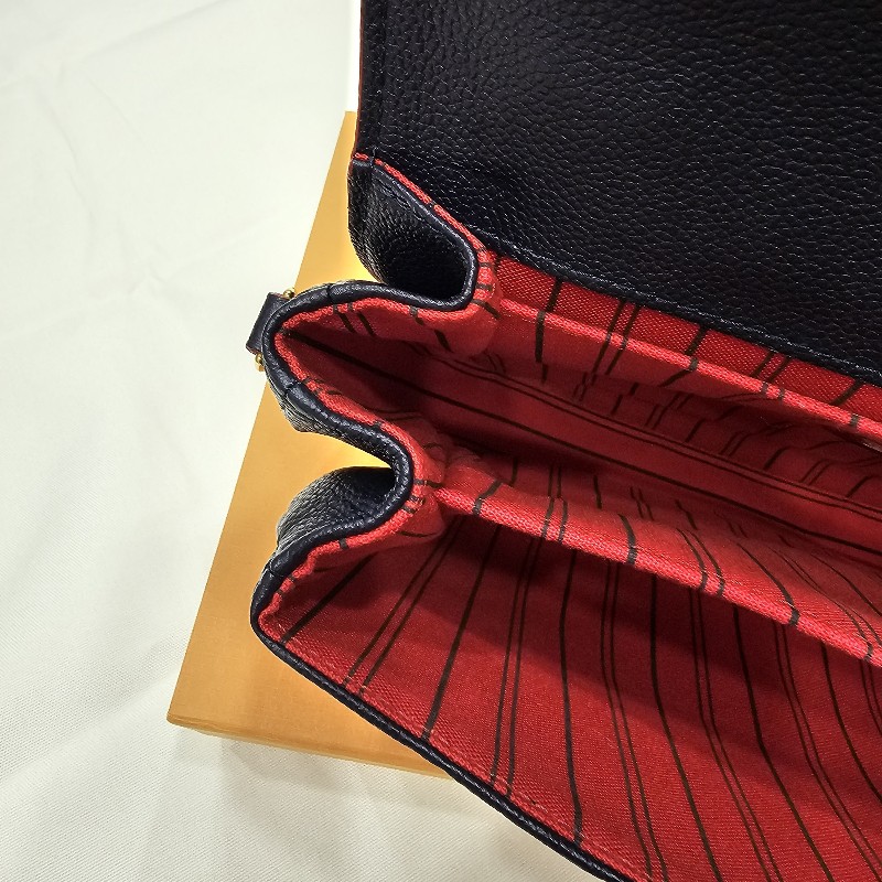 LV 郵差包*晶片款(深藍)全新!-12