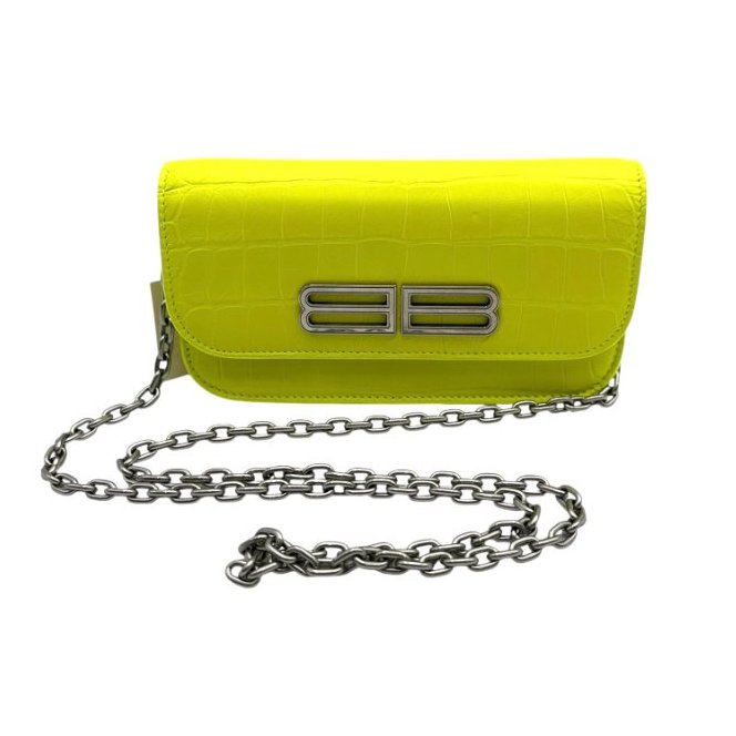 【美收精品】BALENCIAGA 螢光色單肩包 B-102【隔月月中將轉賣至日本 上架期限30天】-0