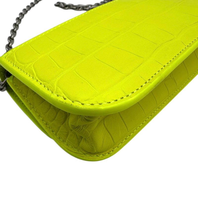 【美收精品】BALENCIAGA 螢光色單肩包 B-102【隔月月中將轉賣至日本 上架期限30天】-8