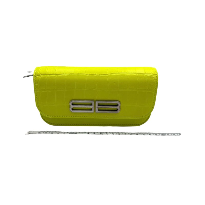 【美收精品】BALENCIAGA 螢光色單肩包 B-102【隔月月中將轉賣至日本 上架期限30天】-14