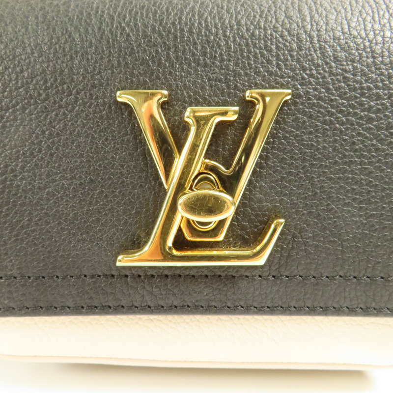 LOUIS VUITTON 牛皮皮革Lockme Tender金扣手挽肩背兩用袋-6
