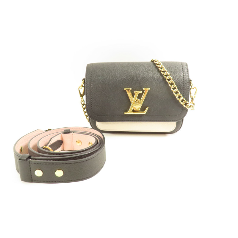 LOUIS VUITTON 牛皮皮革Lockme Tender金扣手挽肩背兩用袋-13