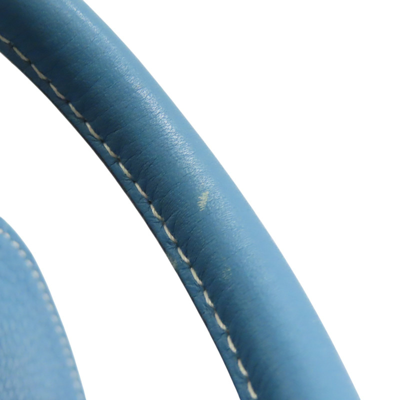 藍色 Taurillon牛皮 Lindy 34 肩背包 口L刻 銀扣【HERMES 愛馬仕】-18