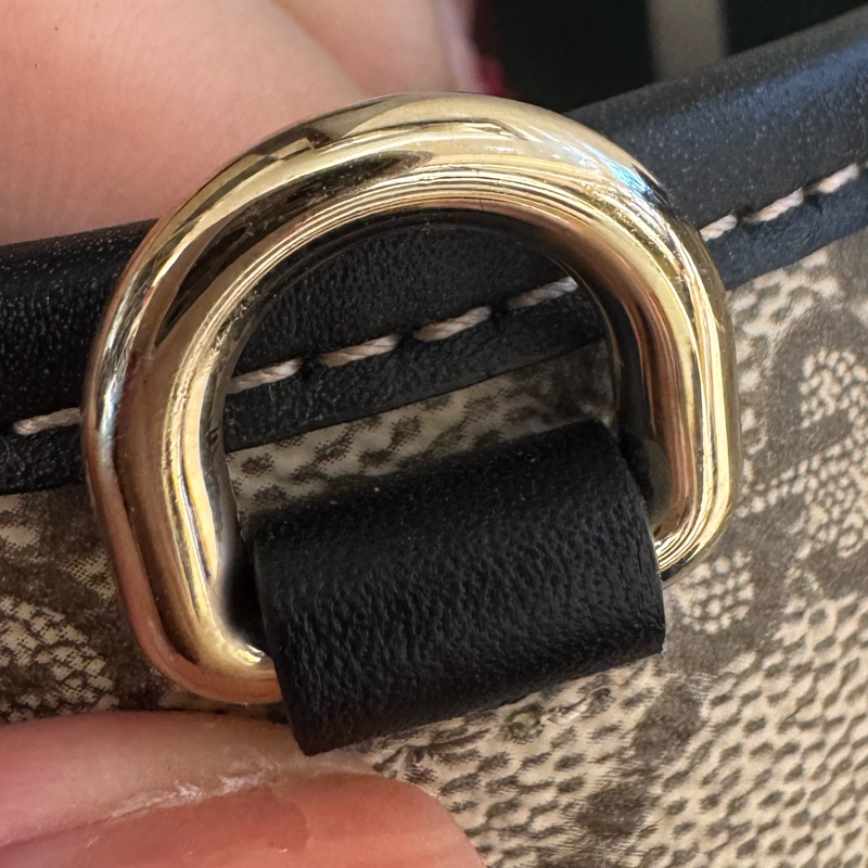 Gucci PVC黑邊手提斜背水桶包-31