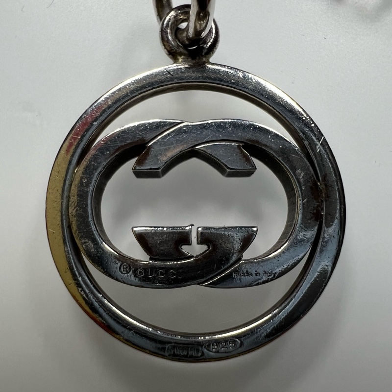二手 Gucci純銀logo項鍊-23