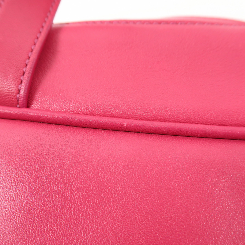 COACH 牛皮皮革Handbag銀扣手挽袋-16
