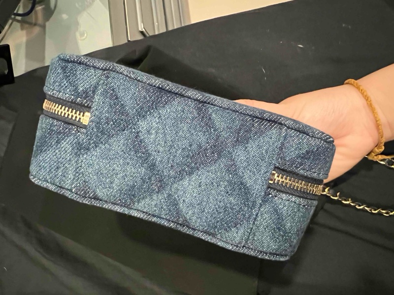 Chanel 牛仔 相機包 鏈條包-11