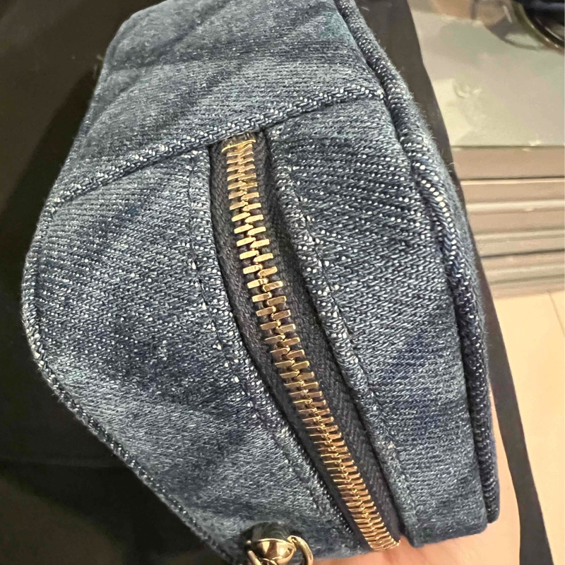 Chanel 牛仔 相機包 鏈條包-13
