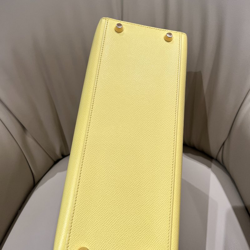 Kelly28 檸檬黃 金扣-7