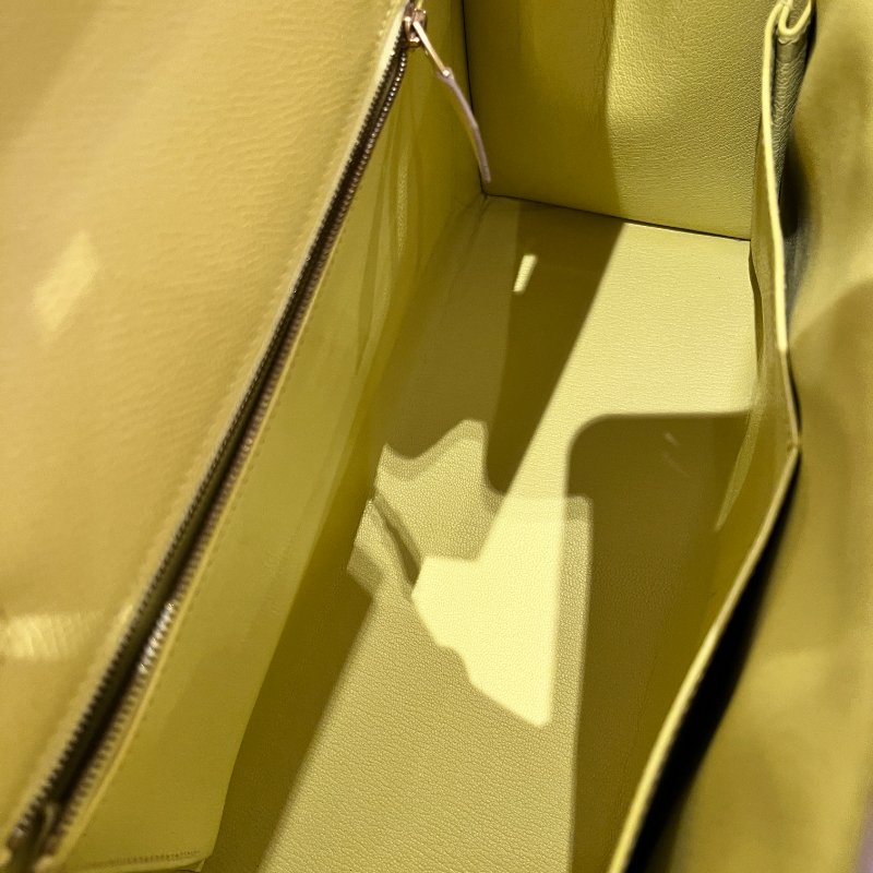 Kelly28 檸檬黃 金扣-12