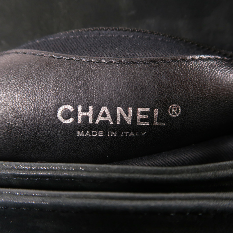 CHANEL 羊皮皮革Chain Shoulder鏈帶肩背袋-5