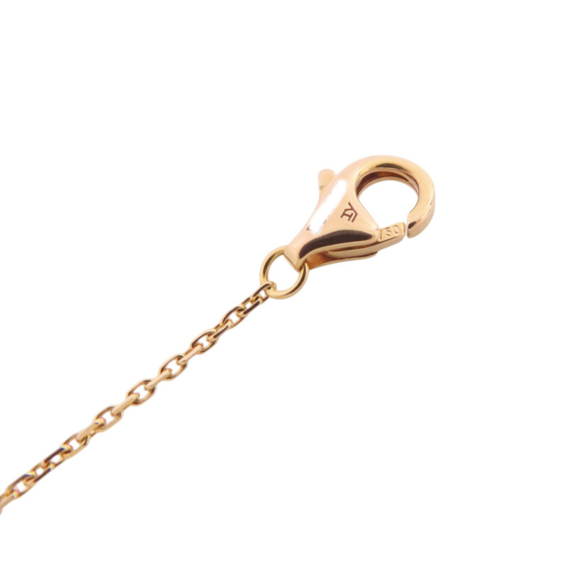CARTIER 18K玫瑰金/紅玉髓/鑽石Amulette De Cartier Carnelian Diamond Nacklace項鏈-12