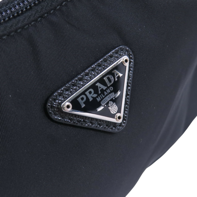 PRADA 尼龍HOBO Shoulder Bag銀扣肩背袋-6