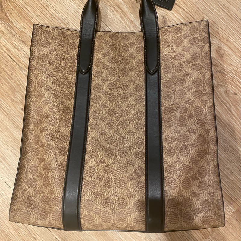 Coach signature手提托特包 電腦公事包 琴譜包-2